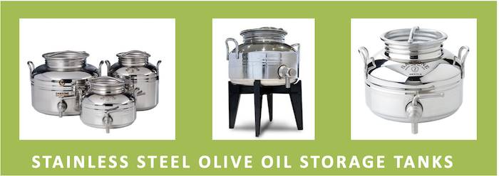 Stainless Steel Olive Oil Containers / Fusti
